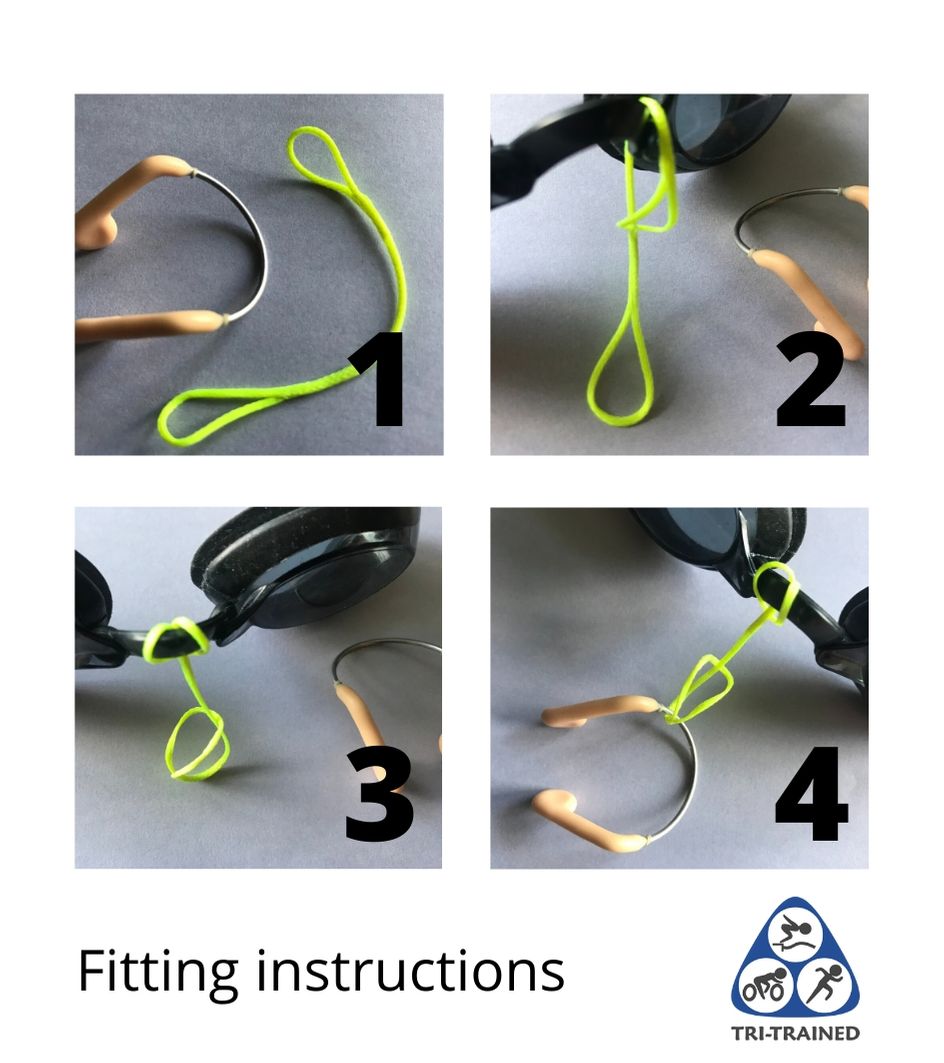How to attach a nose clip strap to a nose clip
